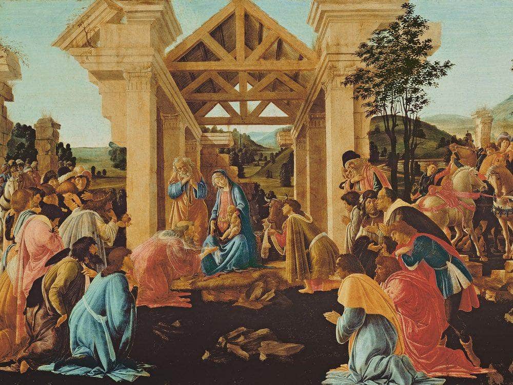 The Adoration Of The Magi By Sandro Botticelli Fine Art Print