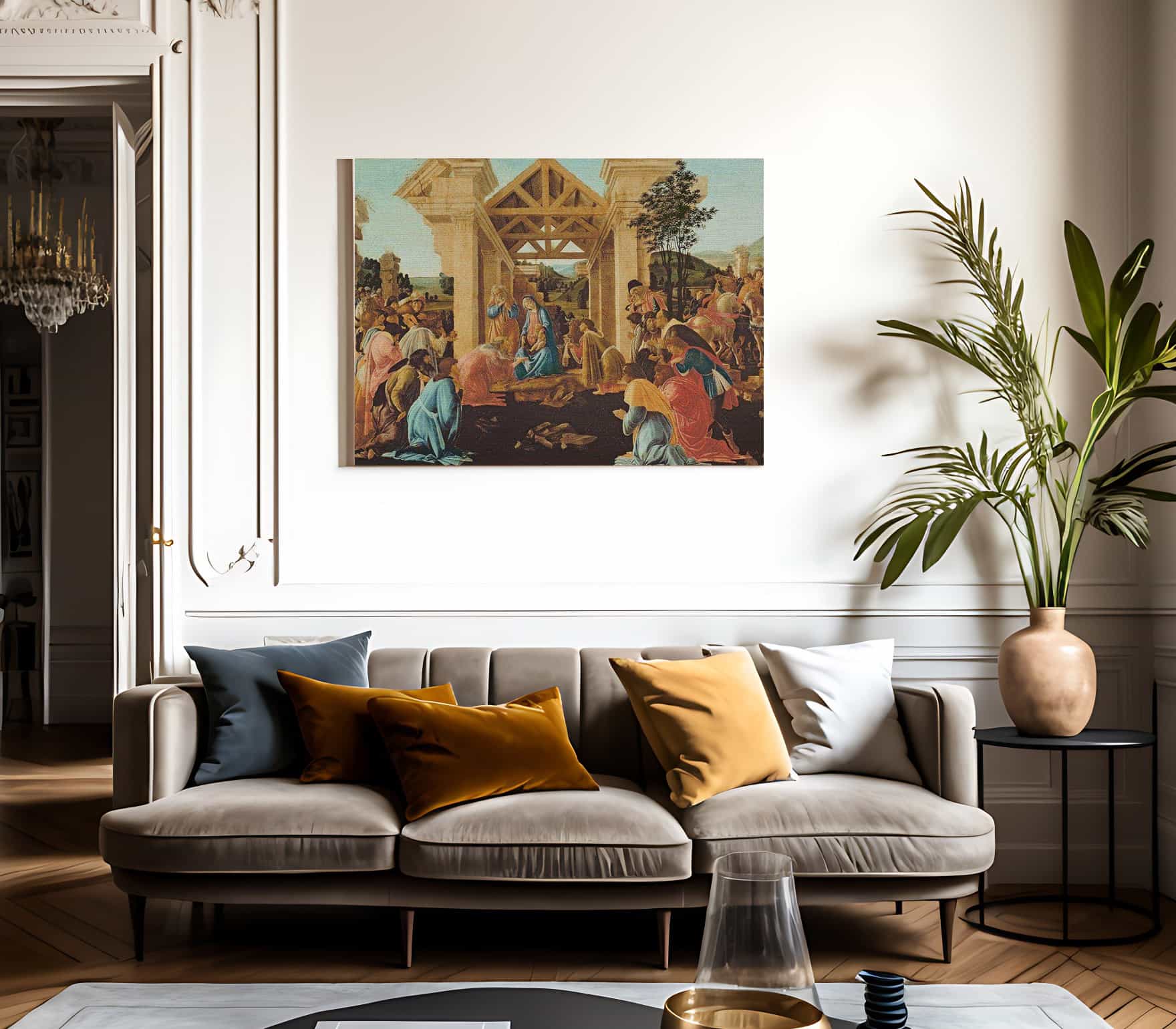 The Adoration Of The Magi By Sandro Botticelli Fine Art Print