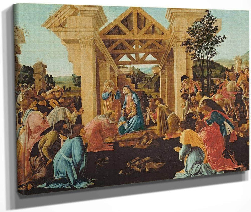The Adoration Of The Magi By Sandro Botticelli Fine Art Print