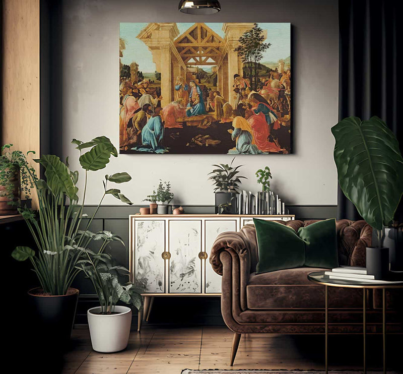 The Adoration Of The Magi By Sandro Botticelli Fine Art Print