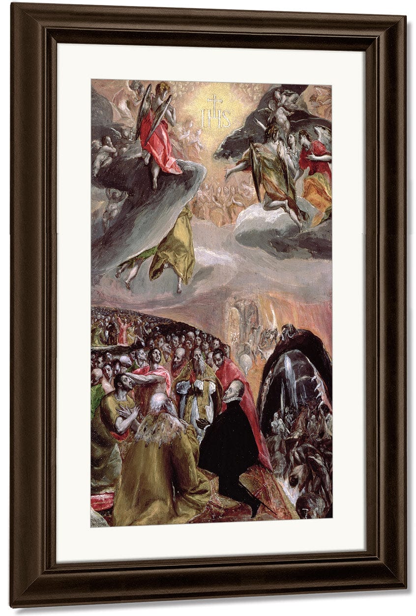 The Adoration Of The Name Of Jesus  2 By El Greco Fine Art Print