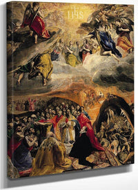 The Adoration Of The Name Of Jesus By El Greco Fine Art Print