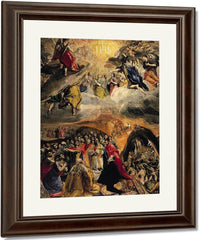 The Adoration Of The Name Of Jesus By El Greco Fine Art Print