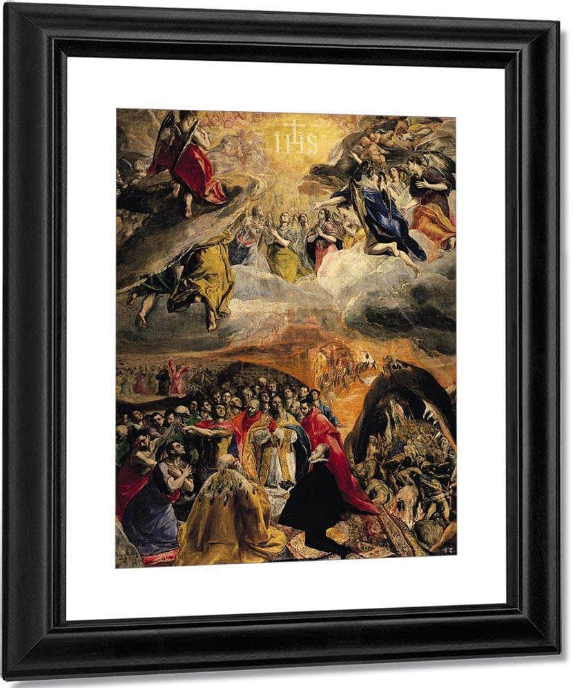 The Adoration Of The Name Of Jesus By El Greco Fine Art Print