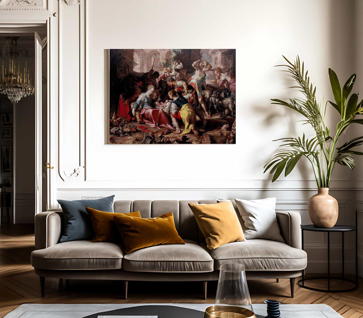 The Adoration Of The Shepherds By Joachim Wtewael Fine Art Print