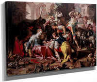 The Adoration Of The Shepherds By Joachim Wtewael Fine Art Print