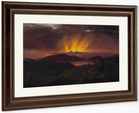 The After Glow By Fredric Edwin Church Fine Art Print