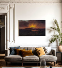 The After Glow By Fredric Edwin Church Fine Art Print