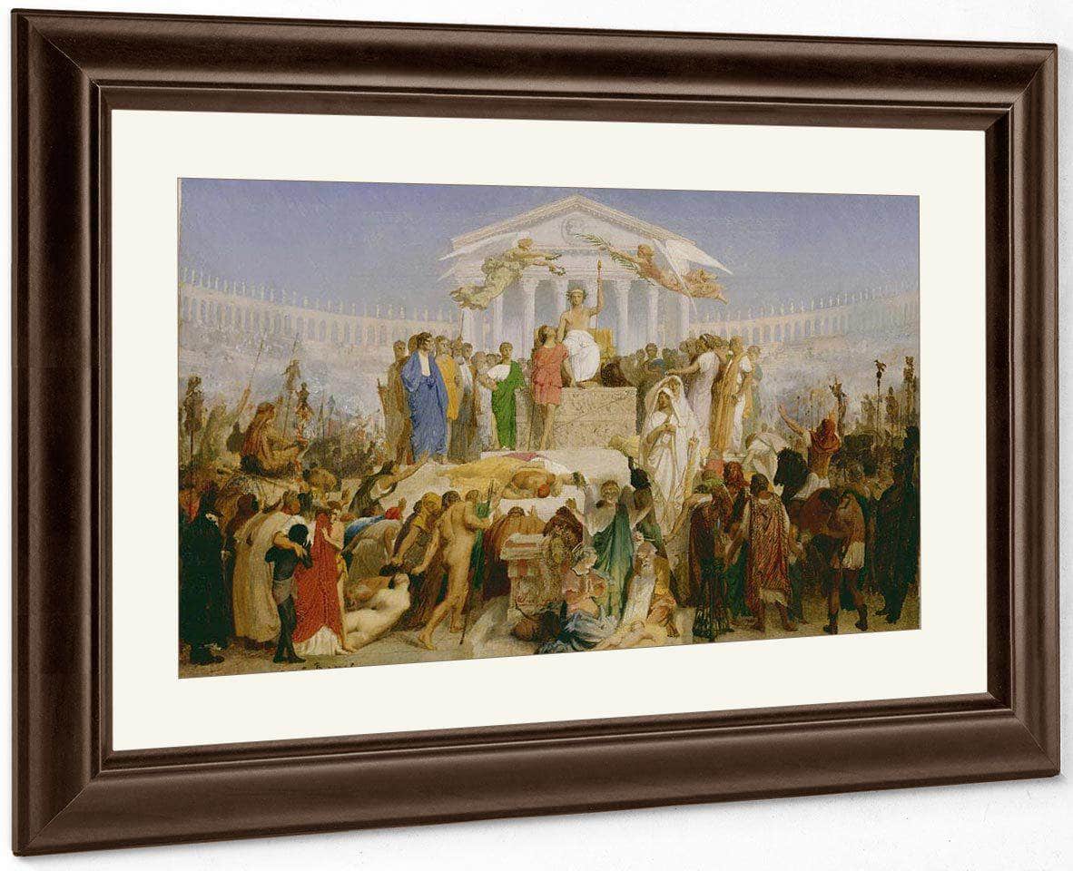 The Age Of Augustus The Birth Of Christ By Jean Leon Gerome Fine Art Print
