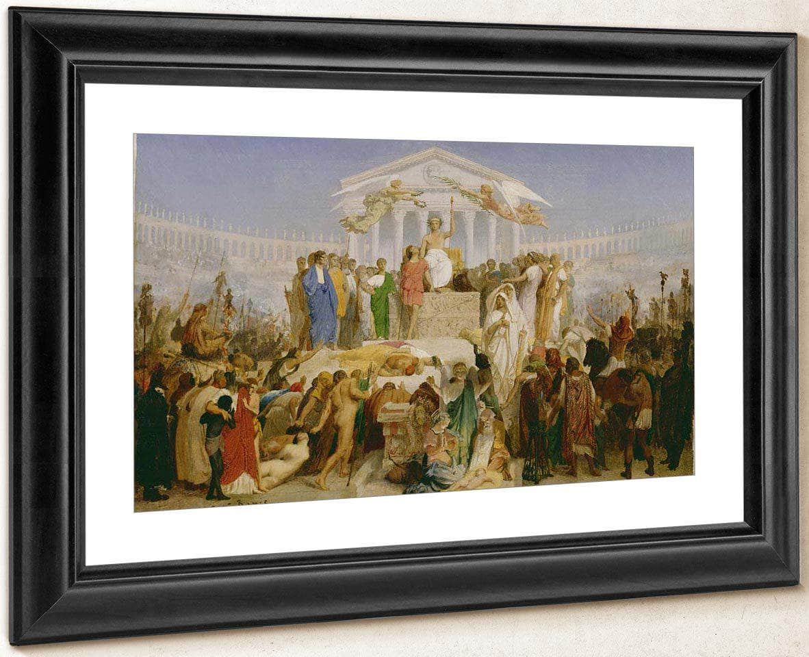 The Age Of Augustus The Birth Of Christ By Jean Leon Gerome Fine Art Print