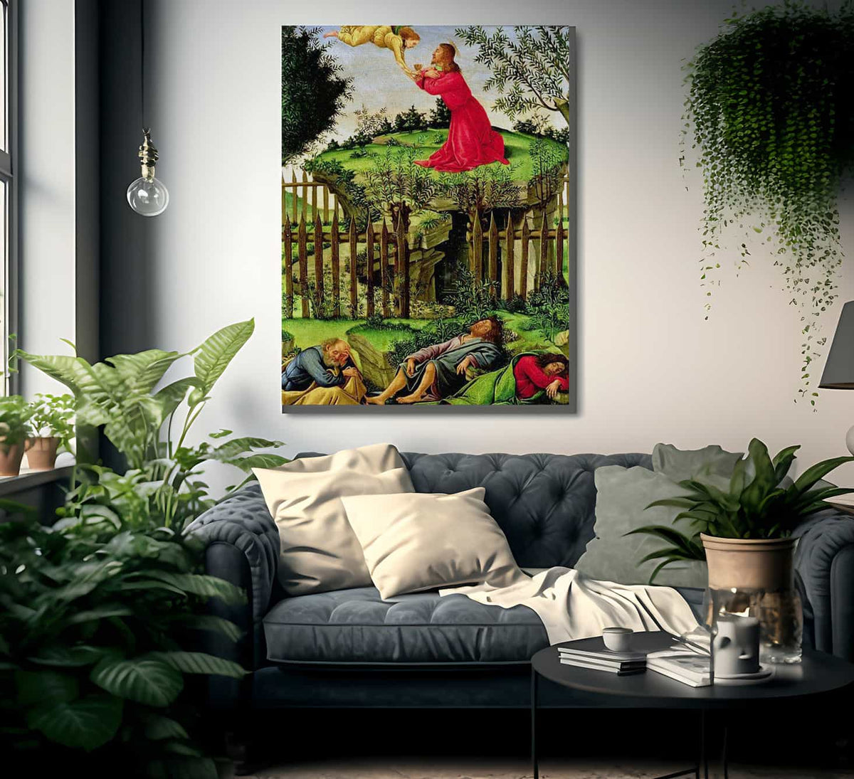 The Agony In The Garden By Sandro Botticelli Fine Art Print
