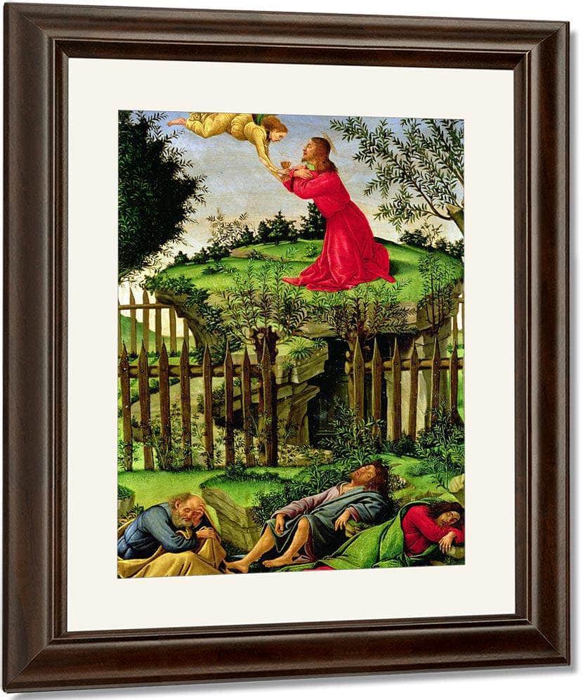 The Agony In The Garden By Sandro Botticelli Fine Art Print