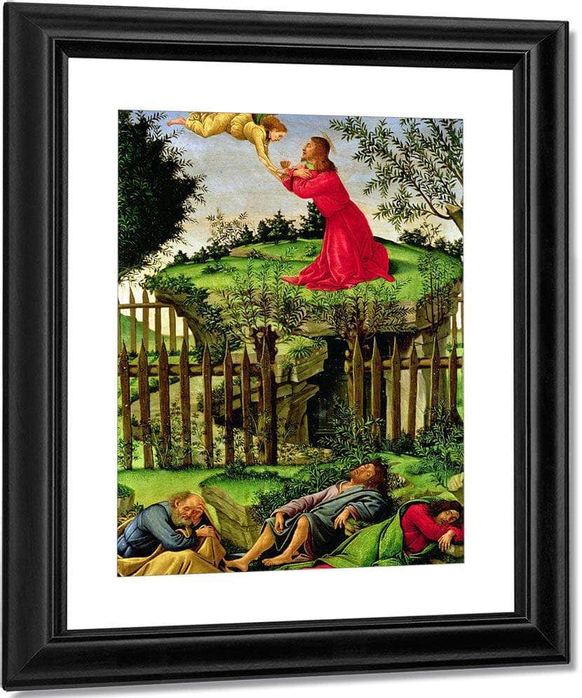 The Agony In The Garden By Sandro Botticelli Fine Art Print