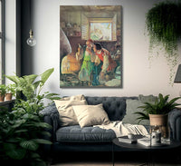 The Alchemist2 By NC Wyeth Fine Art Print