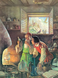 The Alchemist2 By NC Wyeth Fine Art Print