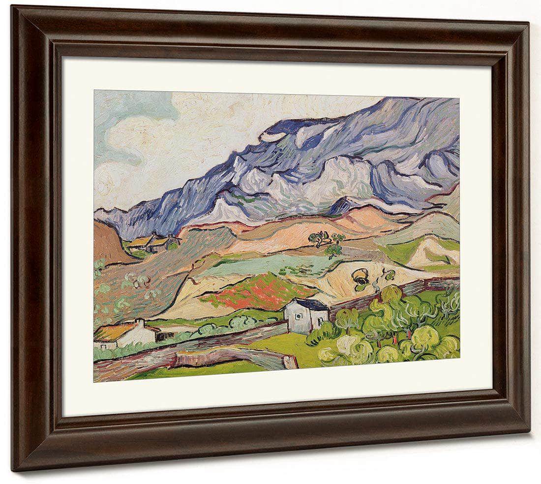 The Alpilles By Vincent Van Gogh Fine Art Print