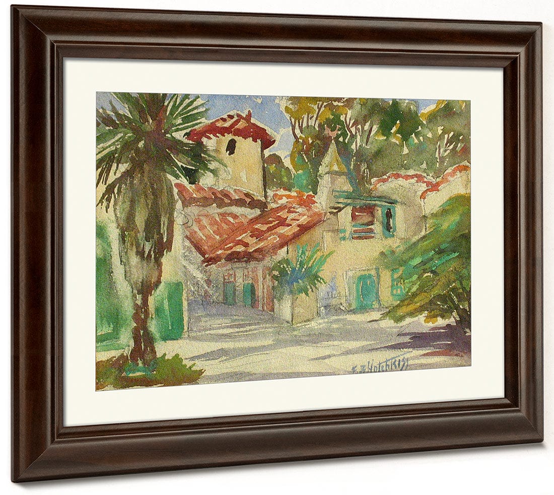 The Ambush  Also Two Watercolors By Different Hands (Group Of 3) By William Henry Dethlef Koerner Fine Art Print