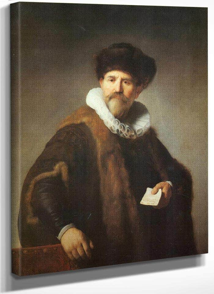The Amsterdam Merchant Nicolaes Ruts, 1631 By Rembrandt Fine Art Print