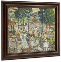 The Amusement Park By Maurice Brazil Prendergast Fine Art Print
