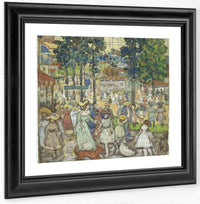 The Amusement Park By Maurice Brazil Prendergast Fine Art Print