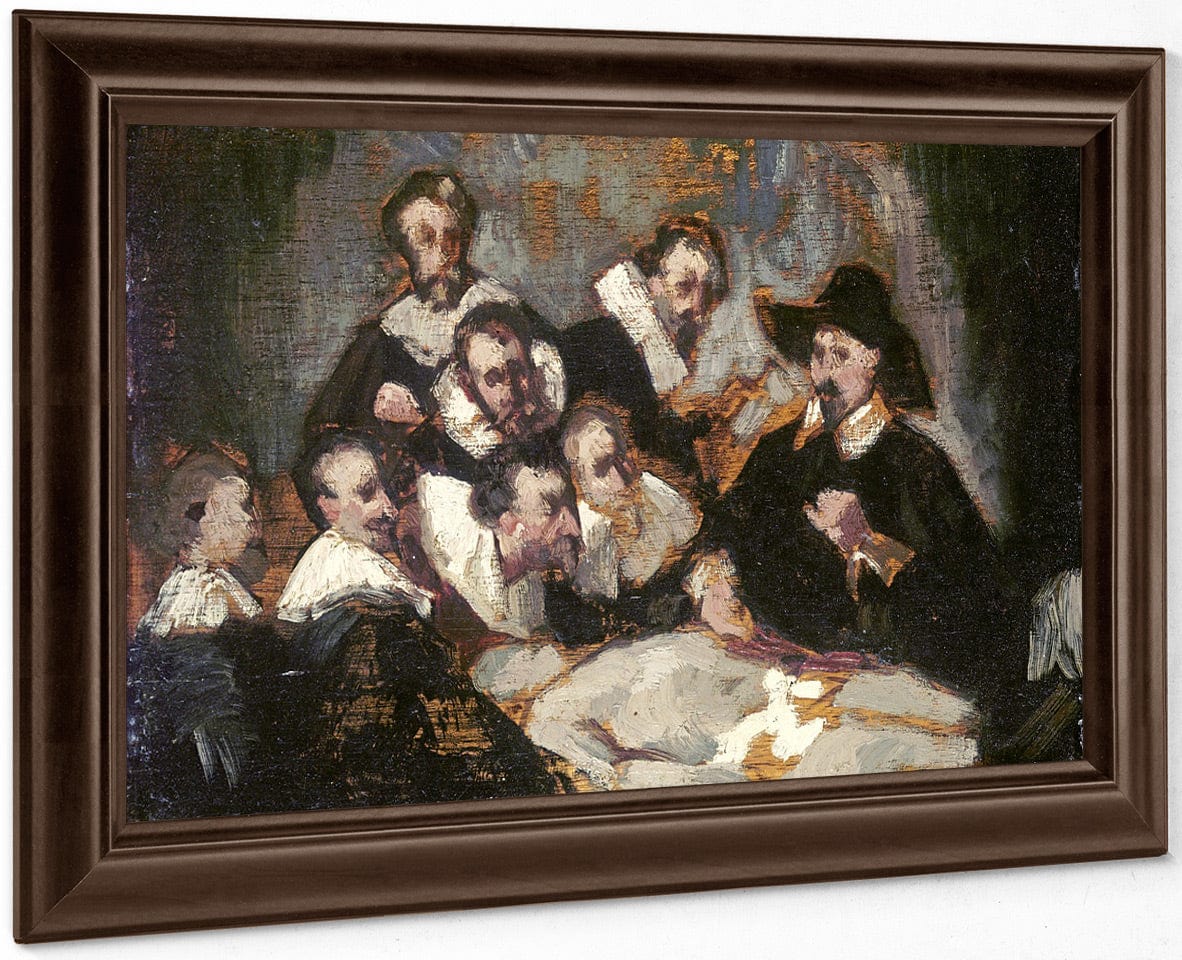 The Anatomy Lesson By Edouard Manet Fine Art Print