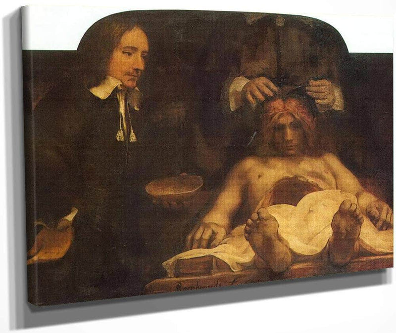 The Anatomy Lesson Of Dr By Rembrandt Fine Art Print