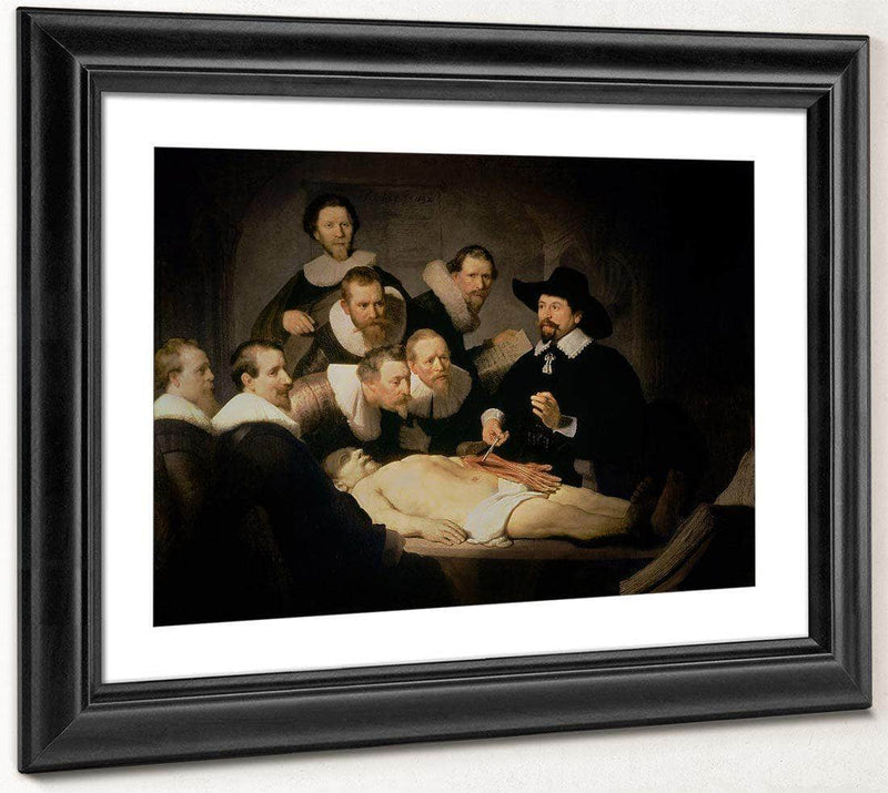 The Anatomy Lesson Of Dr. Nicolaes Tulp By Rembrandt Fine Art Print