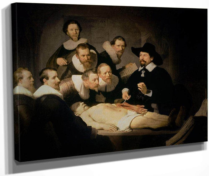 The Anatomy Lesson Of Dr. Nicolaes Tulp By Rembrandt Fine Art Print