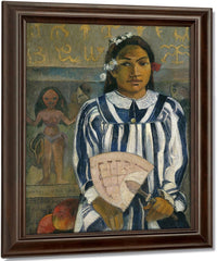 The Ancestors Of Tehamana Or Tehamana Has Many Parents (Merahi Metua No Tehamana) By Eugene Henri Paul Gauguin Fine Art Print
