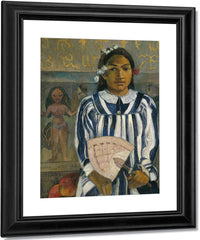 The Ancestors Of Tehamana Or Tehamana Has Many Parents (Merahi Metua No Tehamana) By Eugene Henri Paul Gauguin Fine Art Print