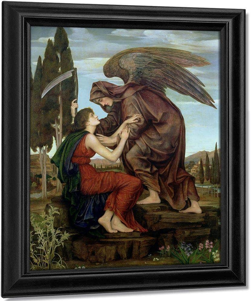 The Angel Of Death 1881 By Evelyn De Morgan Fine Art Print
