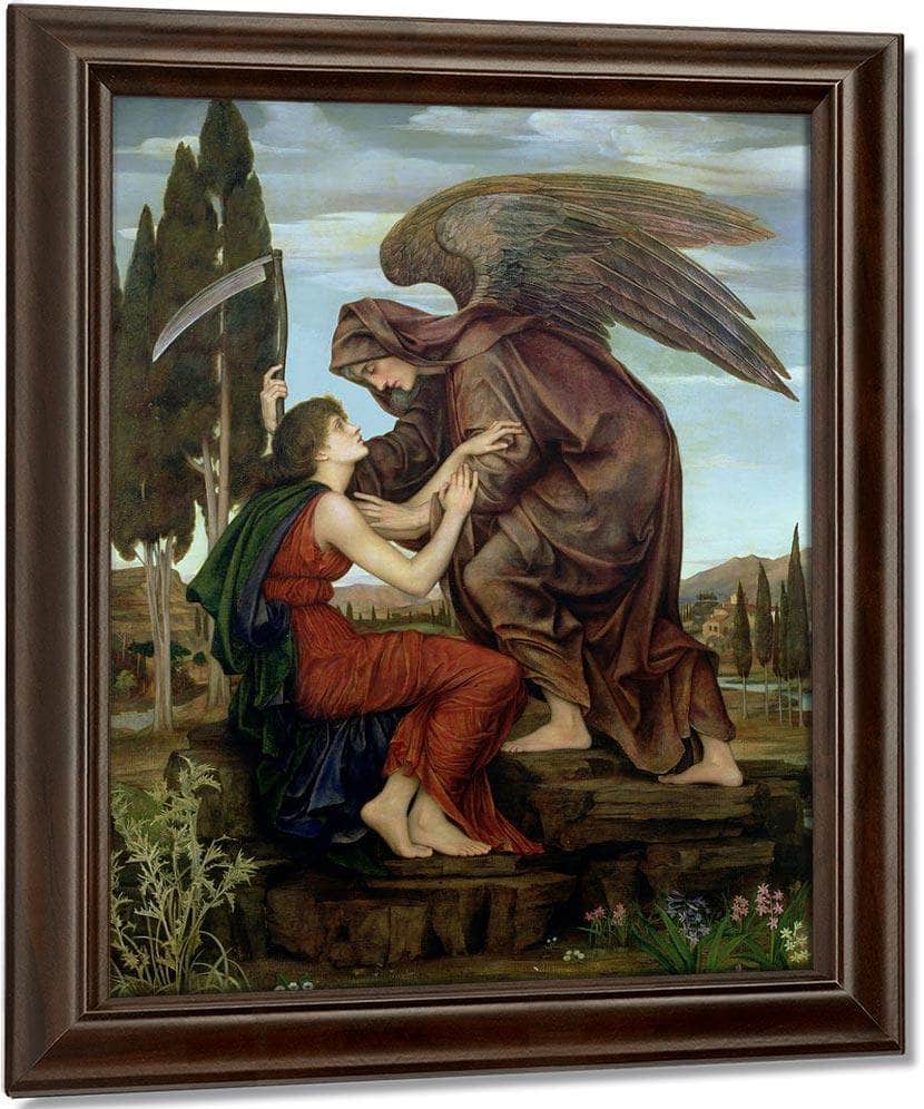The Angel Of Death 1881 By Evelyn De Morgan Fine Art Print