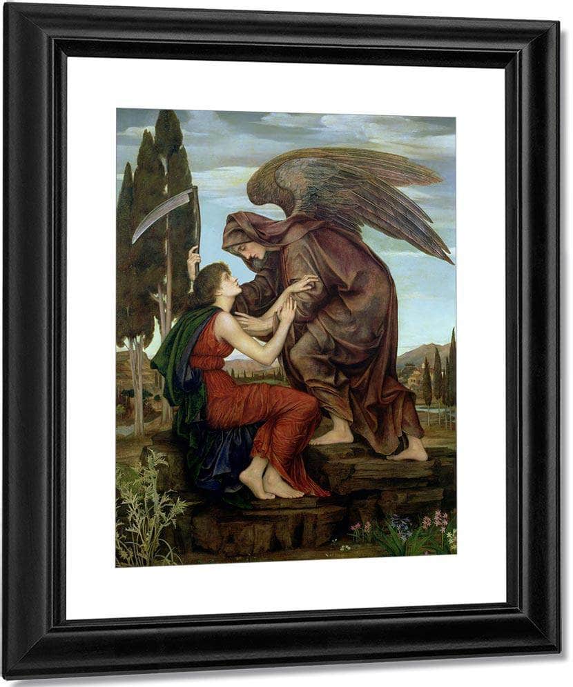 The Angel Of Death 1881 By Evelyn De Morgan Fine Art Print