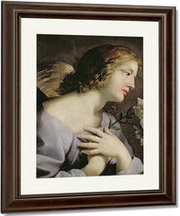 The Angel Of The Annunciation By Giovanni Francesco Romanelli Fine Art Print
