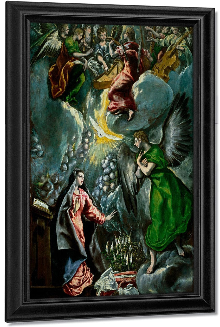 The Annunciation 1600 By El Greco Fine Art Print