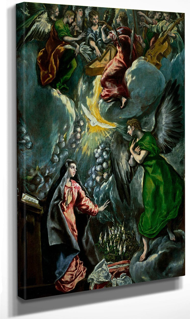 The Annunciation 1600 By El Greco Fine Art Print