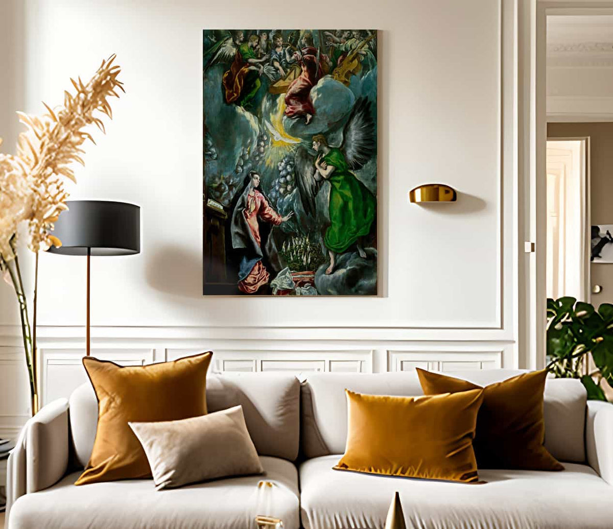 The Annunciation 1600 By El Greco Fine Art Print