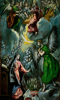 The Annunciation 1600 By El Greco Fine Art Print