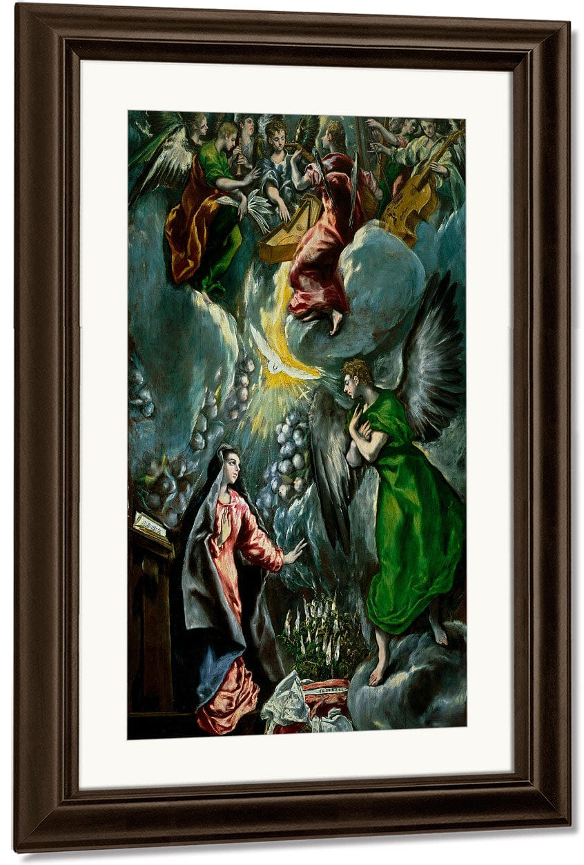 The Annunciation 1600 By El Greco Fine Art Print