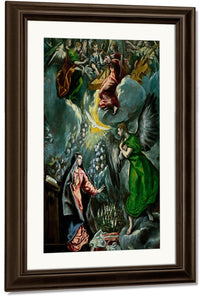 The Annunciation 1600 By El Greco Fine Art Print