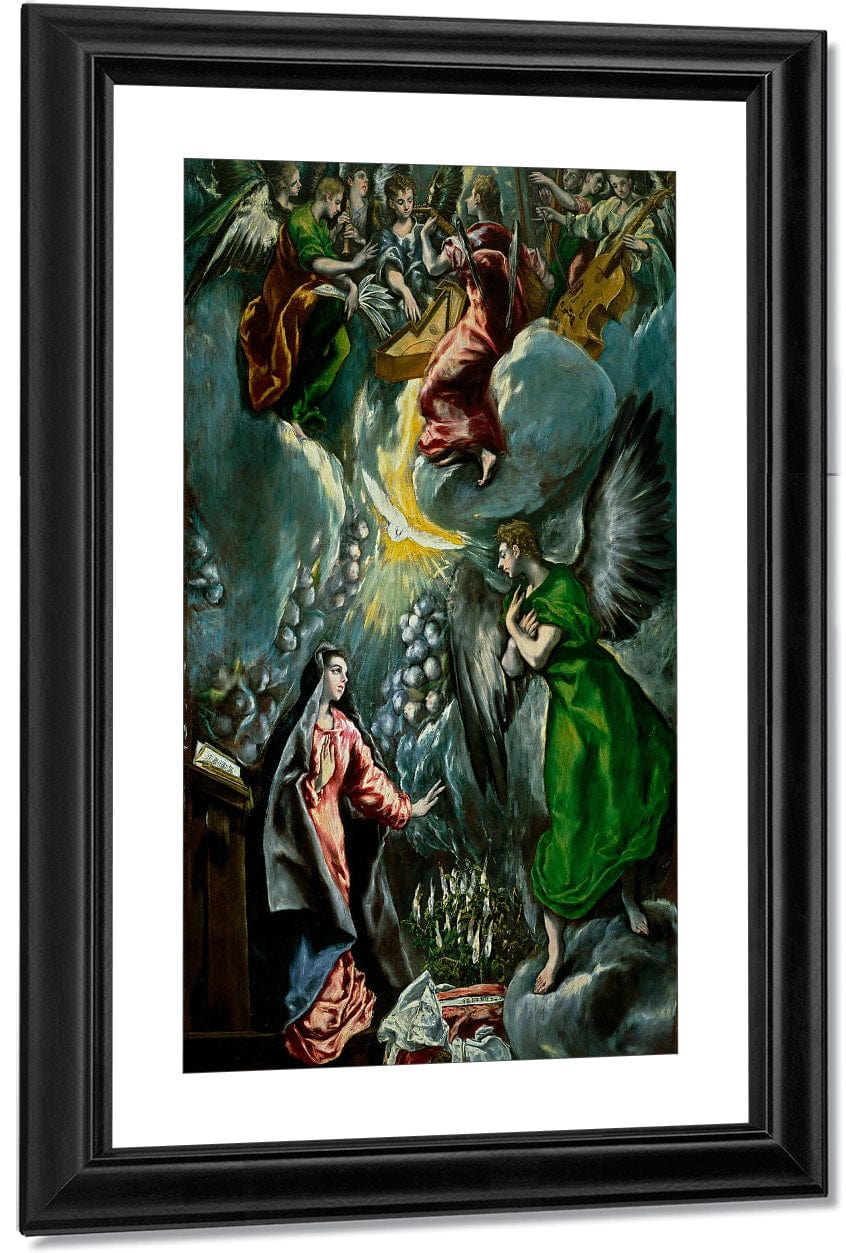 The Annunciation 1600 By El Greco Fine Art Print
