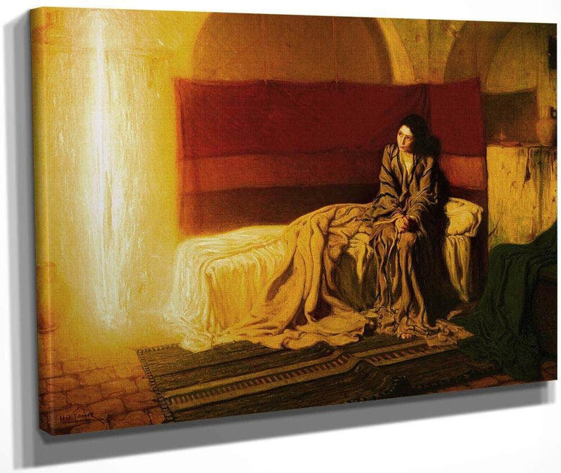 The Annunciation 1898 By Henry Ossawa Tanner Fine Art Print