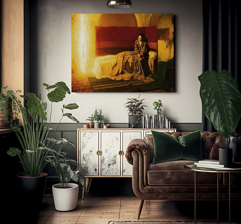 The Annunciation 1898 By Henry Ossawa Tanner Fine Art Print