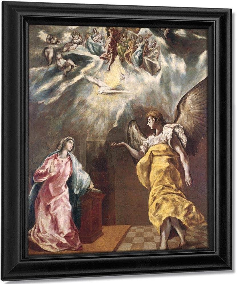 The Annunciation 2 By El Greco Fine Art Print