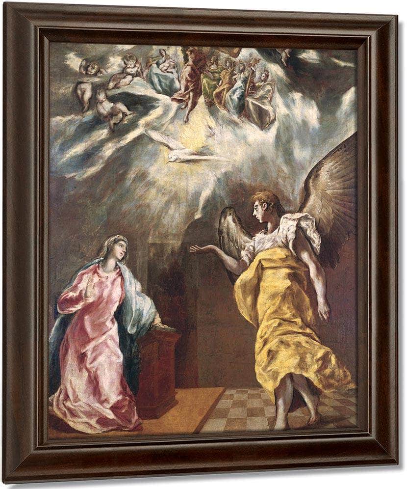 The Annunciation 2 By El Greco Fine Art Print