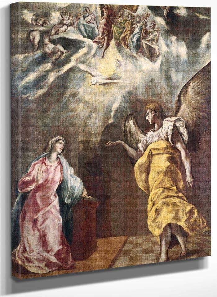 The Annunciation 2 By El Greco Fine Art Print