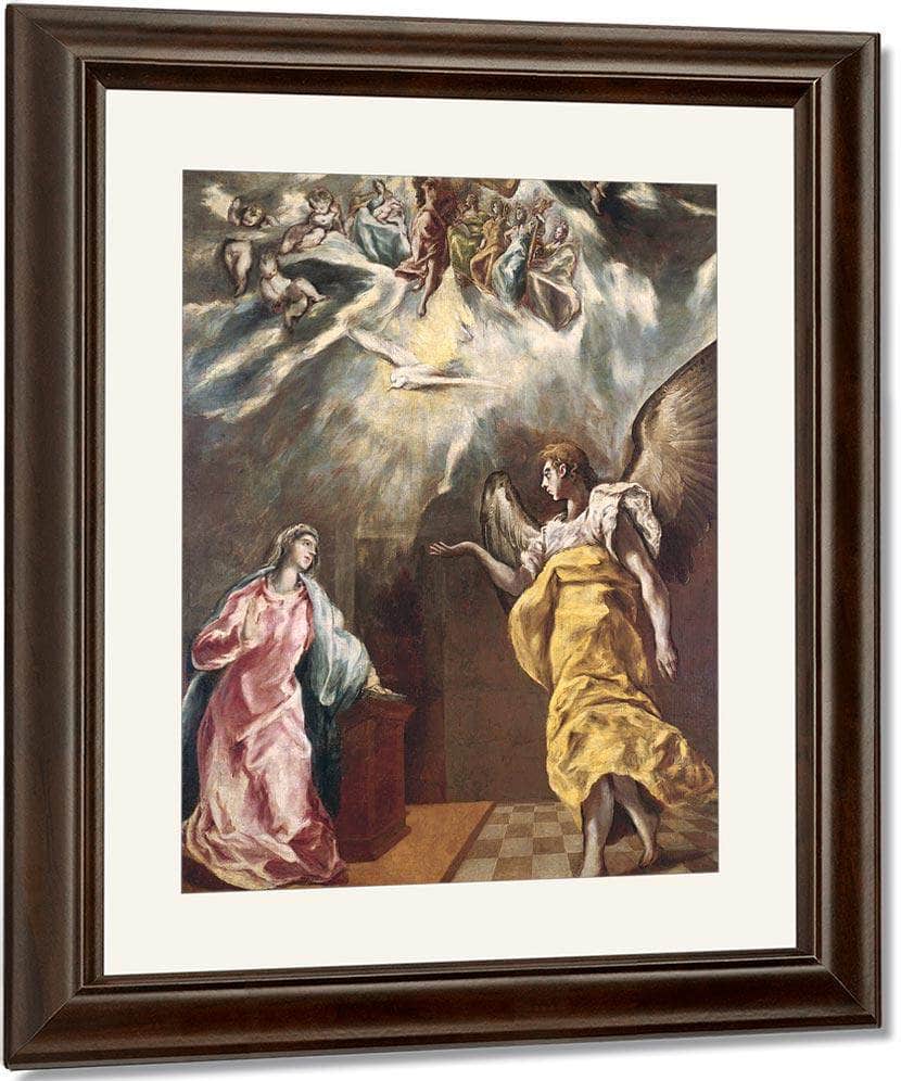 The Annunciation 2 By El Greco Fine Art Print