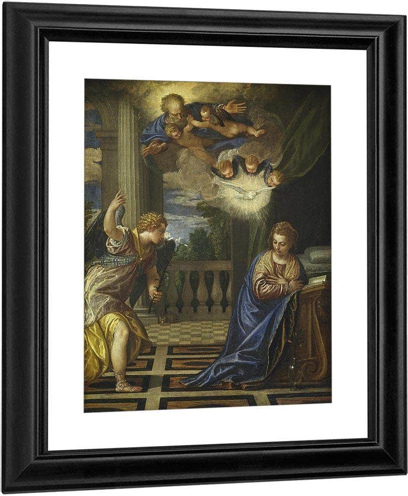 The Annunciation 2 By Paolo Veronese Fine Art Print
