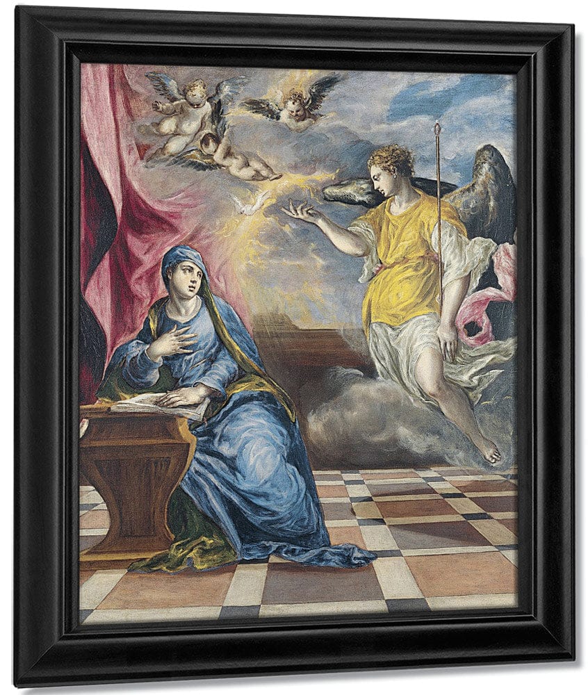 The Annunciation 3 By El Greco Fine Art Print
