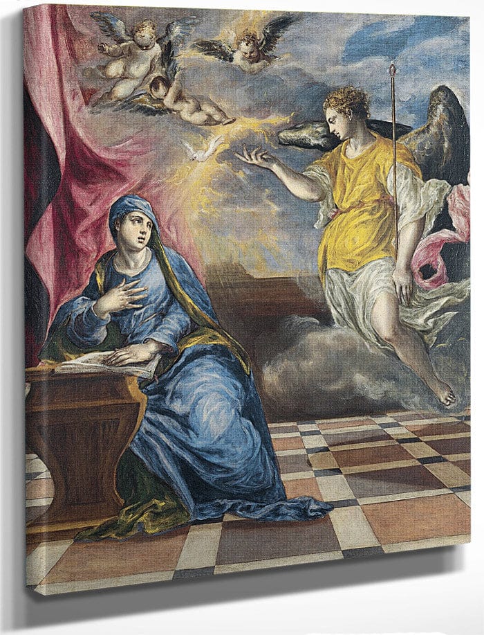 The Annunciation 3 By El Greco Fine Art Print